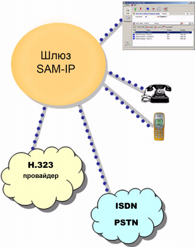 Selta SAM-IP Шлюз